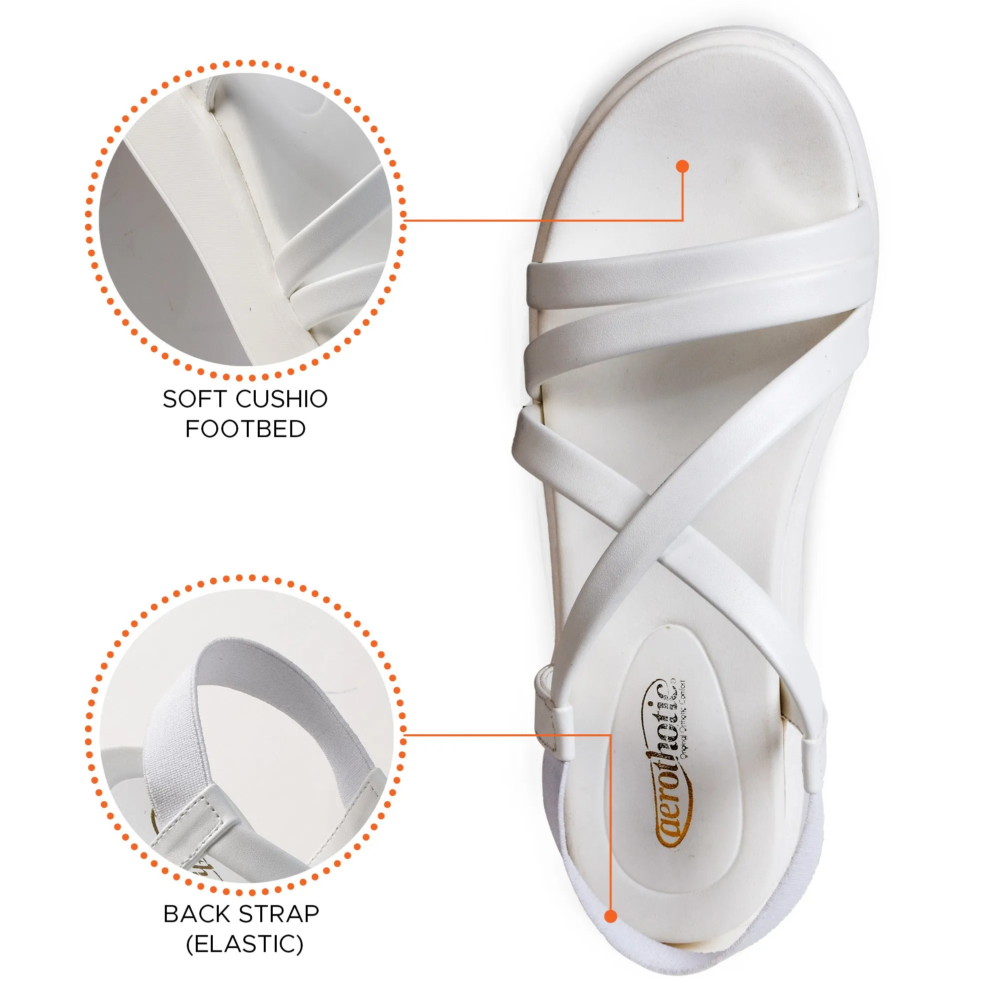 AEROTHOTIC Elysian High Heel Women Wedge Sandals - P2501