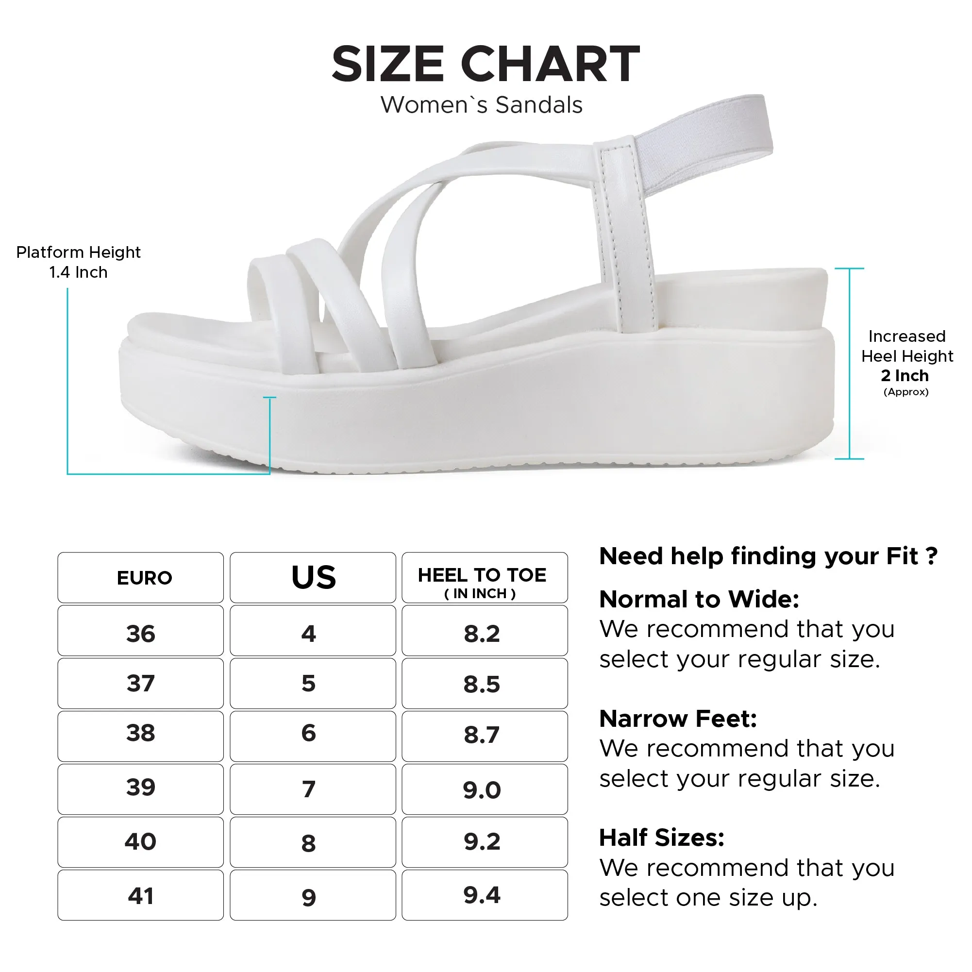 AEROTHOTIC Elysian High Heel Women Wedge Sandals - P2501