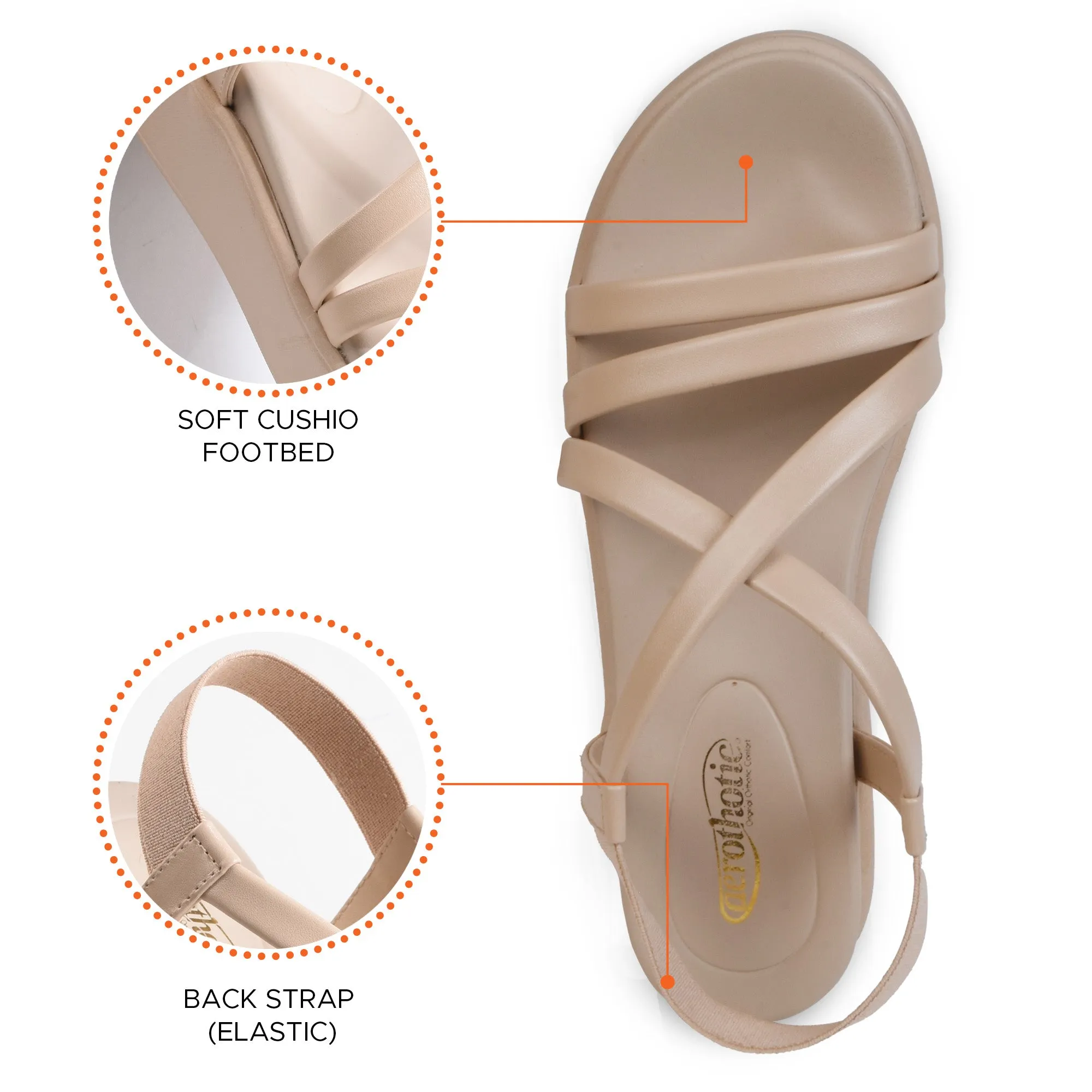 AEROTHOTIC Elysian High Heel Women Wedge Sandals - P2501