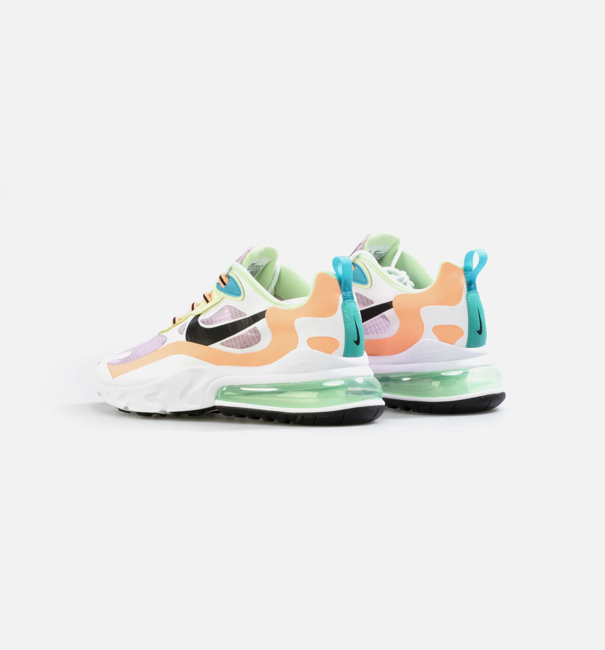 Air Max 270 React SE Womens Lifestyle Shoe - White/Pink/Green/Black