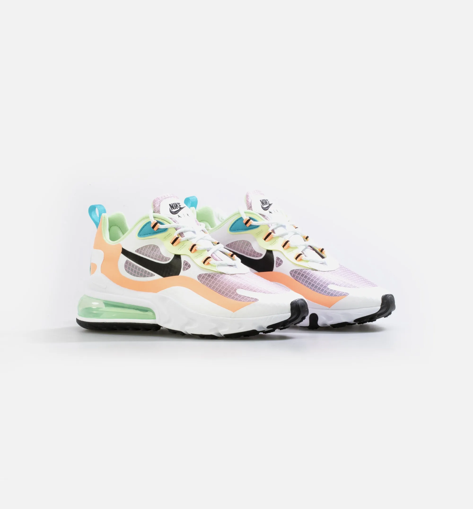 Air Max 270 React SE Womens Lifestyle Shoe - White/Pink/Green/Black