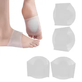Arch Support Pad, 2 Pairs Arch Support Silicone Flatfoot Insole Elastic Orthopedic Shoe Pad Footbed Enhancer