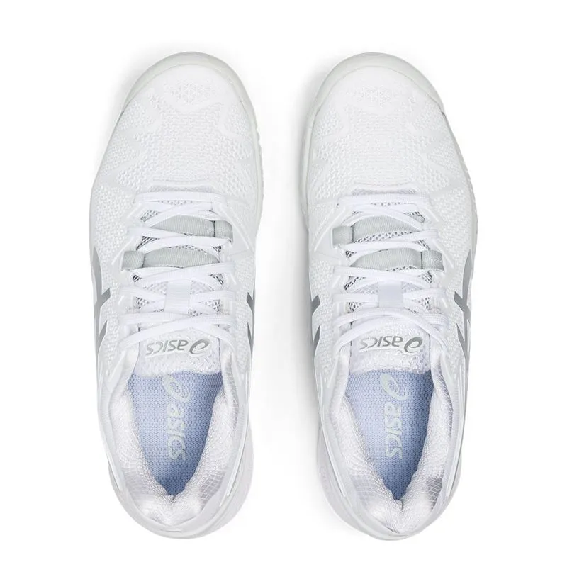 Asics Gel Resolution 8  (White/Pure Silver)