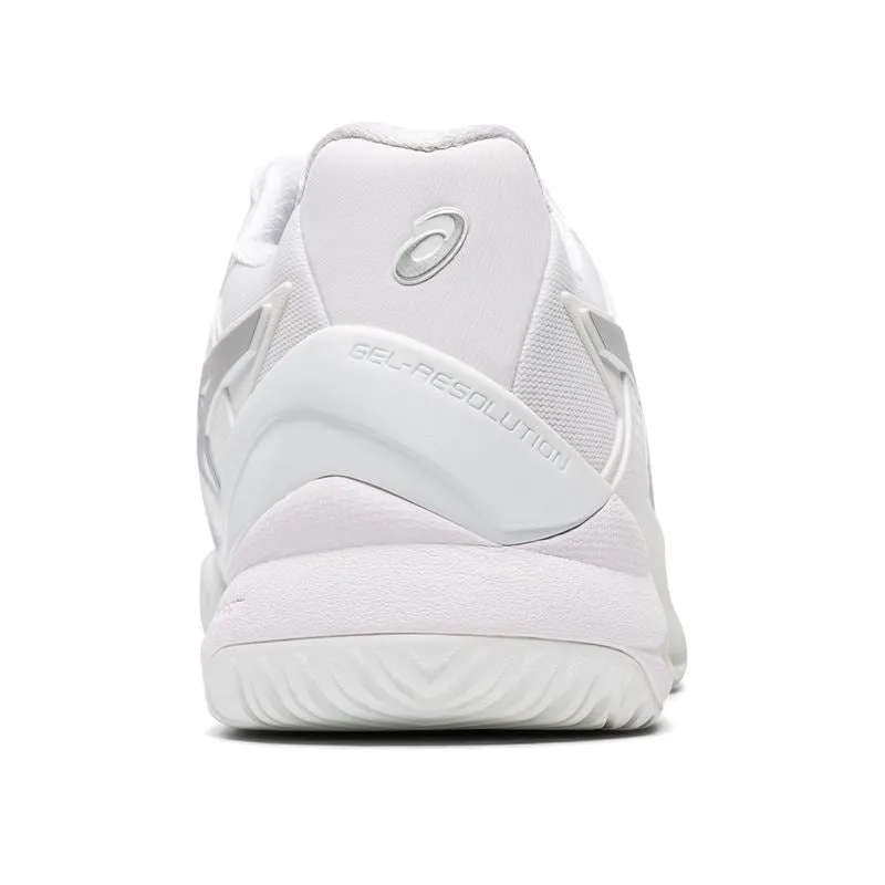 Asics Gel Resolution 8  (White/Pure Silver)