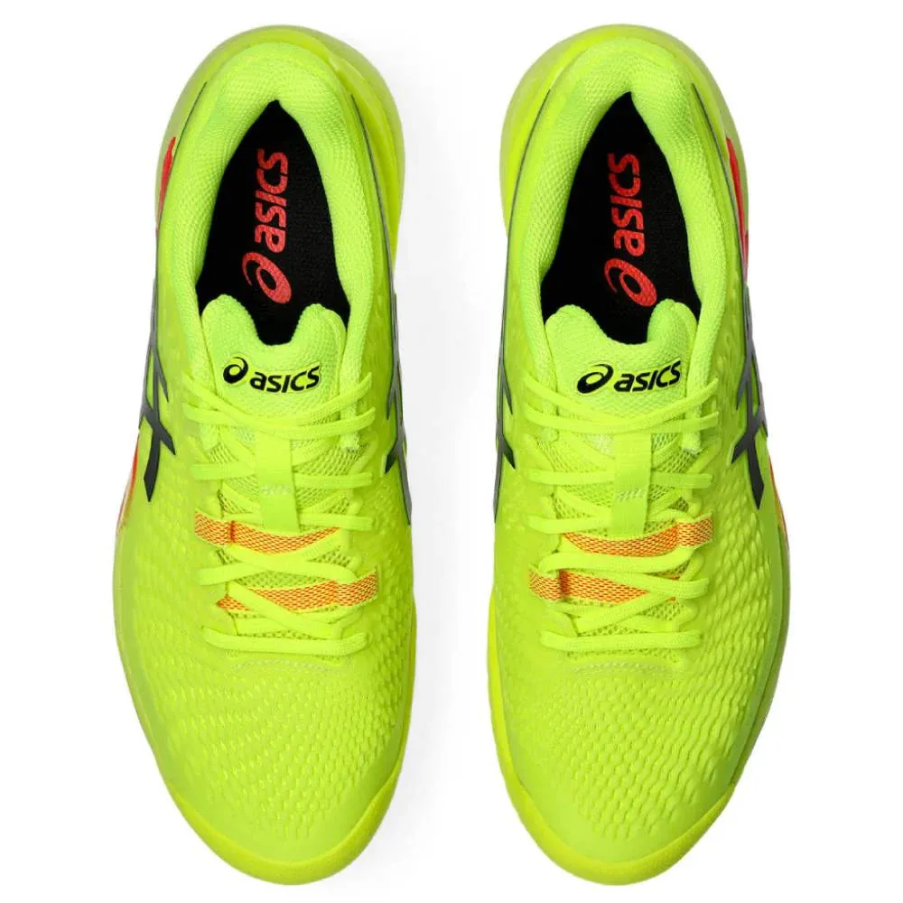 ASICS MEN'S GEL-RESOLUTION 9-PARIS (SAFETY YELLOW/BLACK)