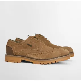 Barbour Marble Mens Brogue - Taupe Suede