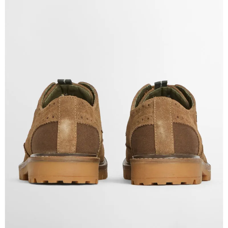 Barbour Marble Mens Brogue - Taupe Suede