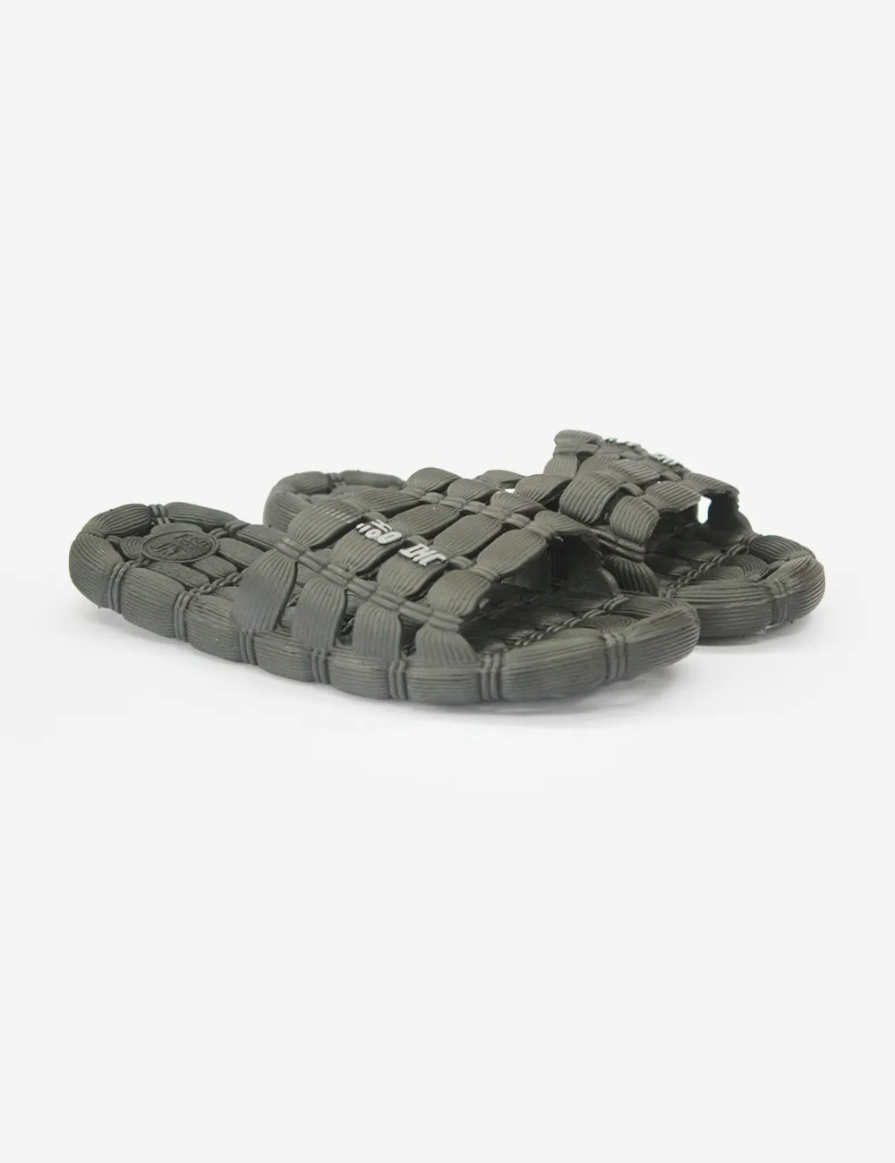 Black | Shower Slippers with Drainage Holes for men