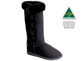 Blue Sheep Tall Lace Up – Black Ugg Boots