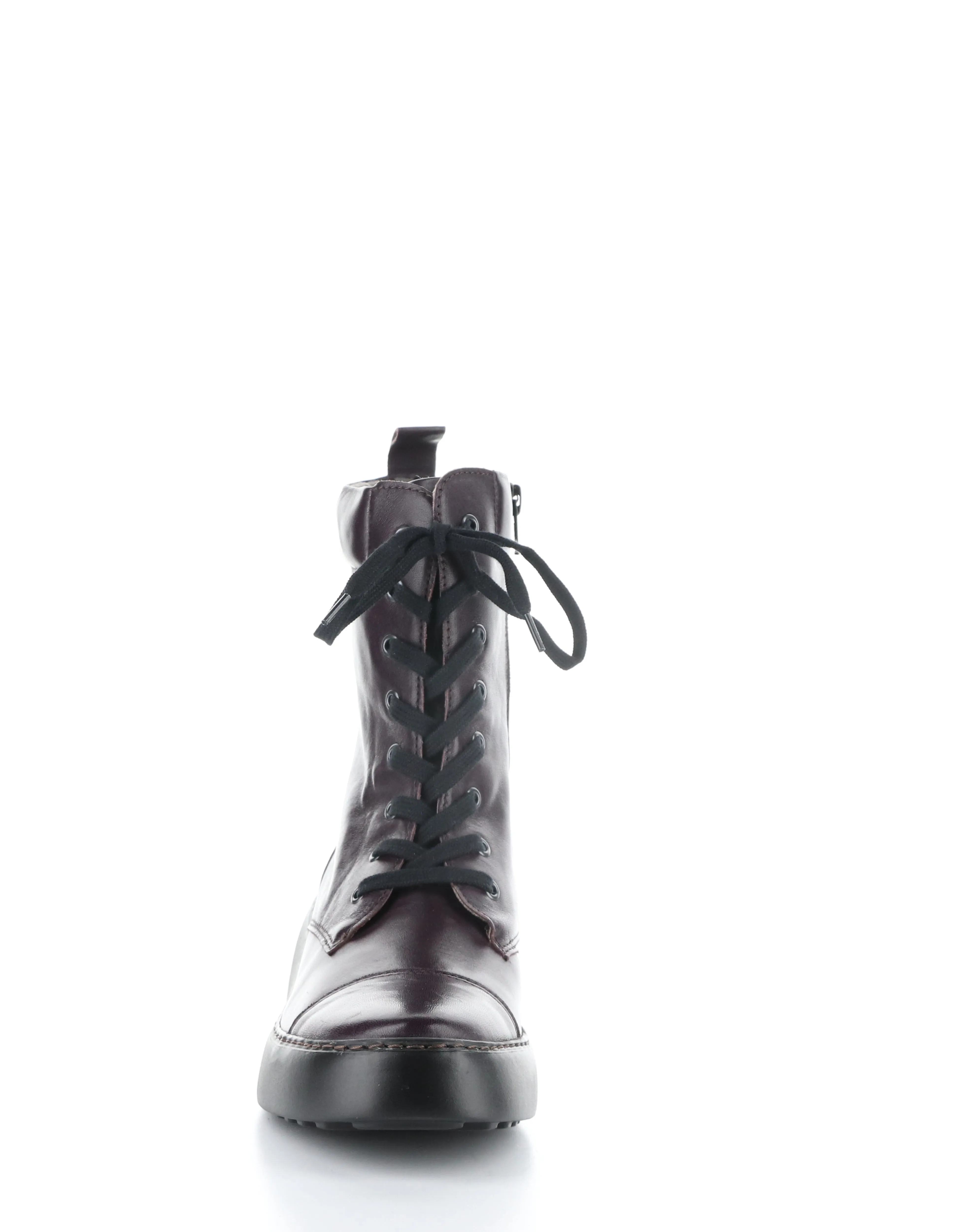 DAFF641FLY DARK PURPLE Round Toe Boots