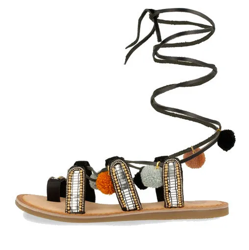Gioseppo Nayeli Black Sandals