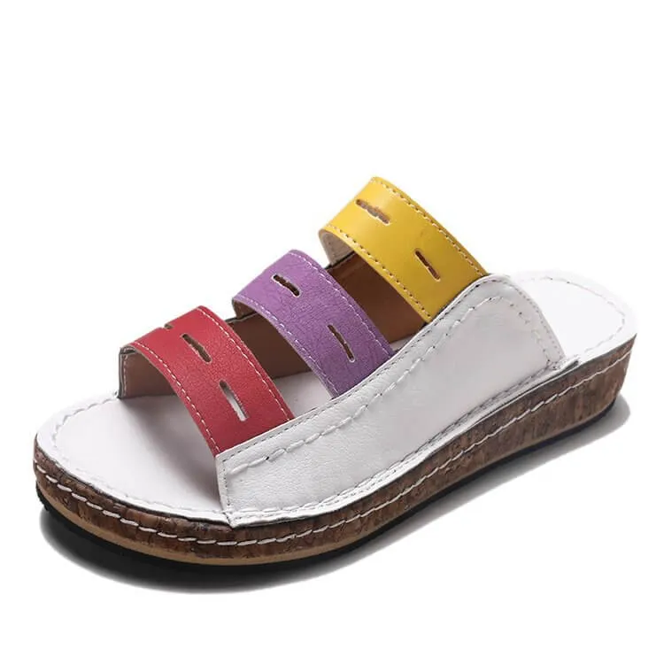 Gladiators Flat Slip-On Sandals
