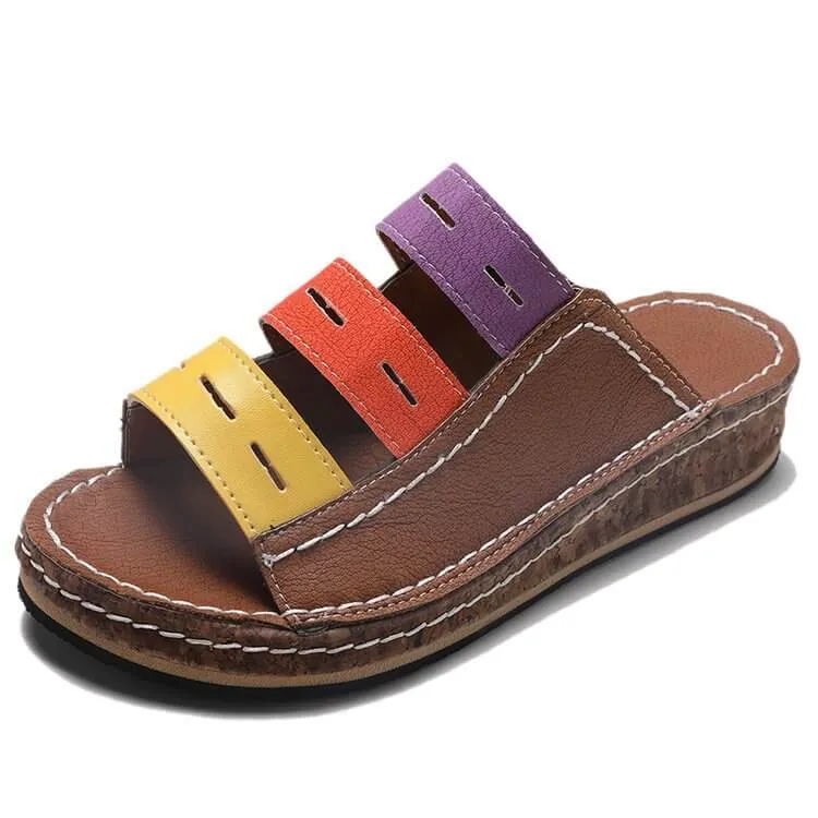 Gladiators Flat Slip-On Sandals
