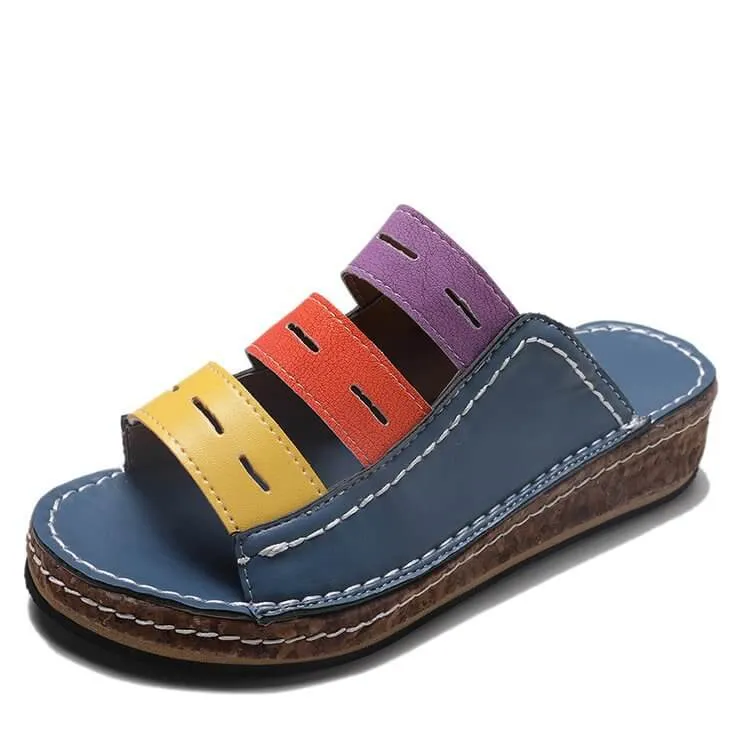 Gladiators Flat Slip-On Sandals