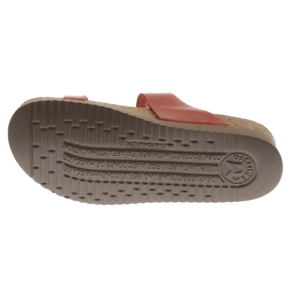 Helen Leather Women's Slide Sandals