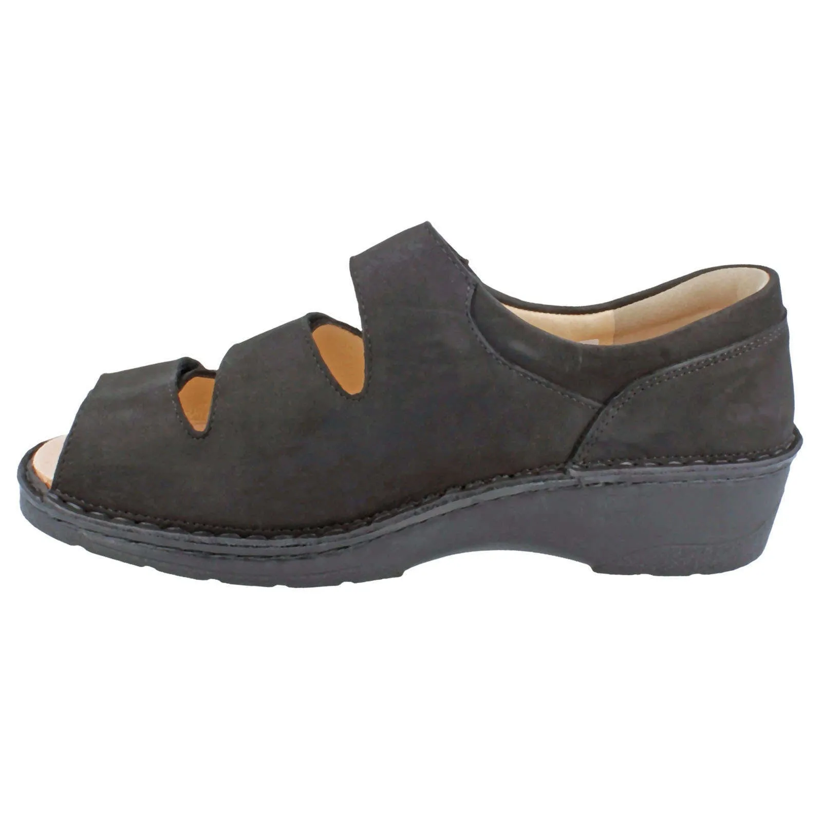 Ischia Nubuck Leather Women's Slip-On Sandals