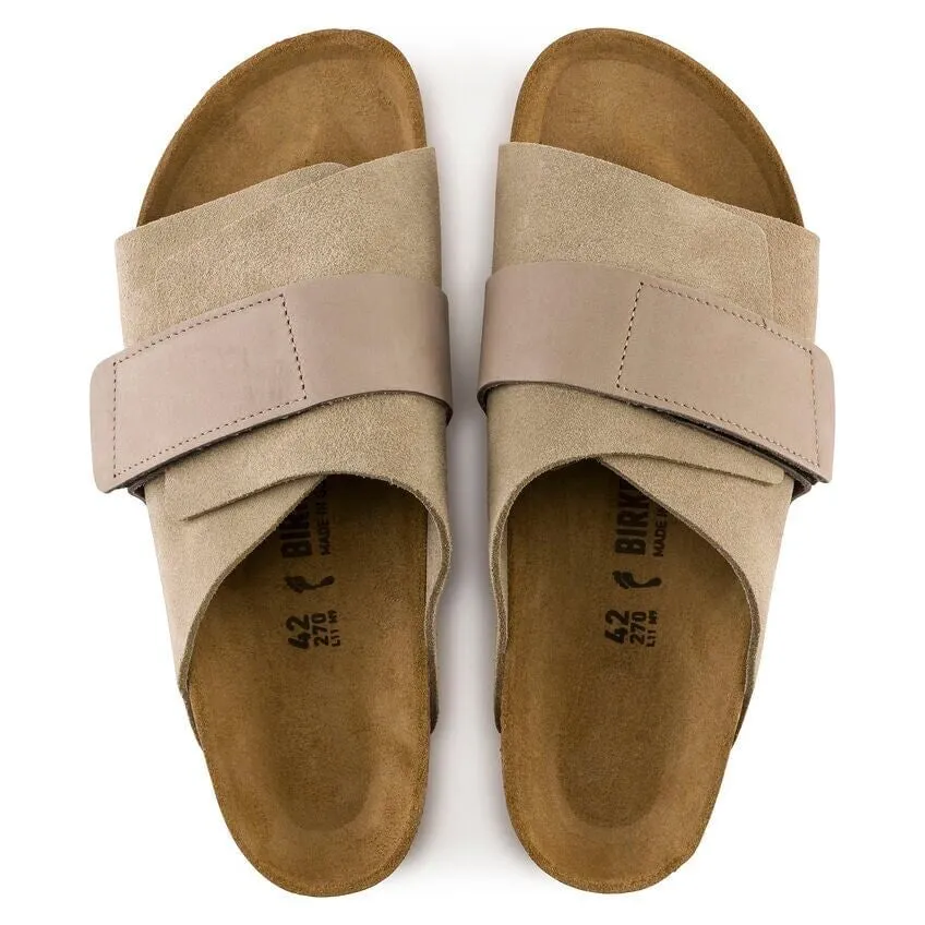 Kyoto Regular Nubuck Suede/Leather - Taupe
