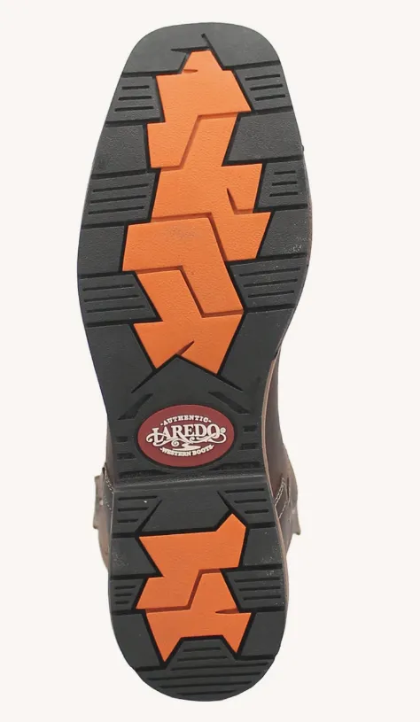 Laredo Mens Steel Toe Stringfellow Boots Style 6921