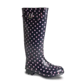 Lunar Rubber Spot Wellington - Blue