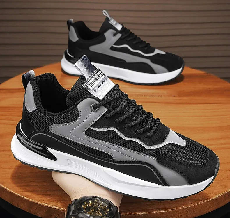 Men's Breathable Platform Running Shoes