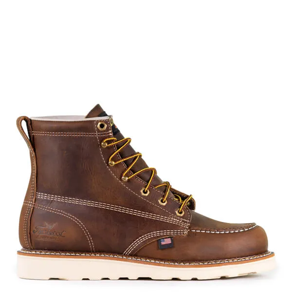 Men's Thorogood 814-4203 American Heritage – 6″ Trail Crazy Horse Moc Toe – Maxwear Wedge