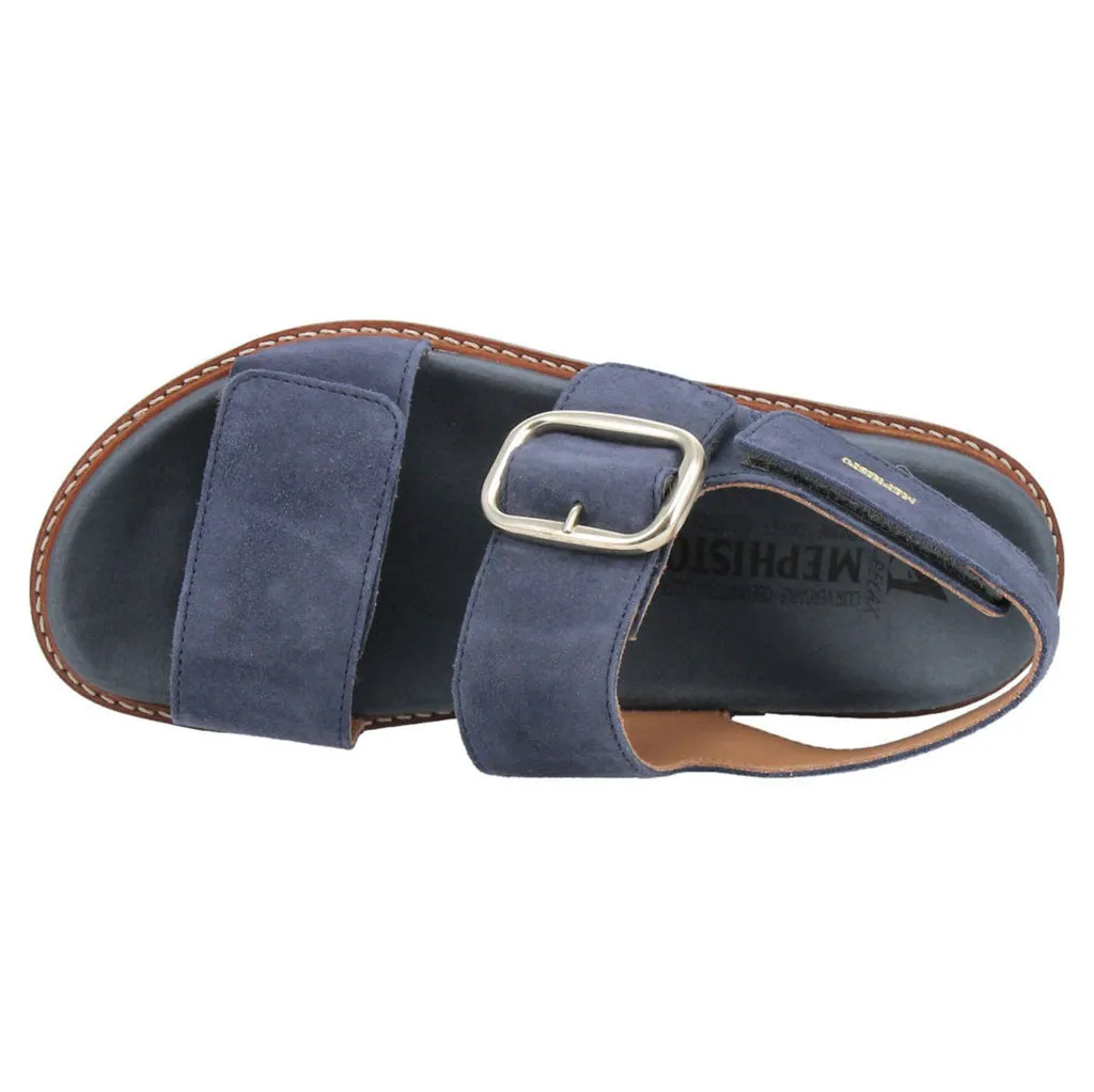 Mephisto Belona Velvet Leather Women's Sandals