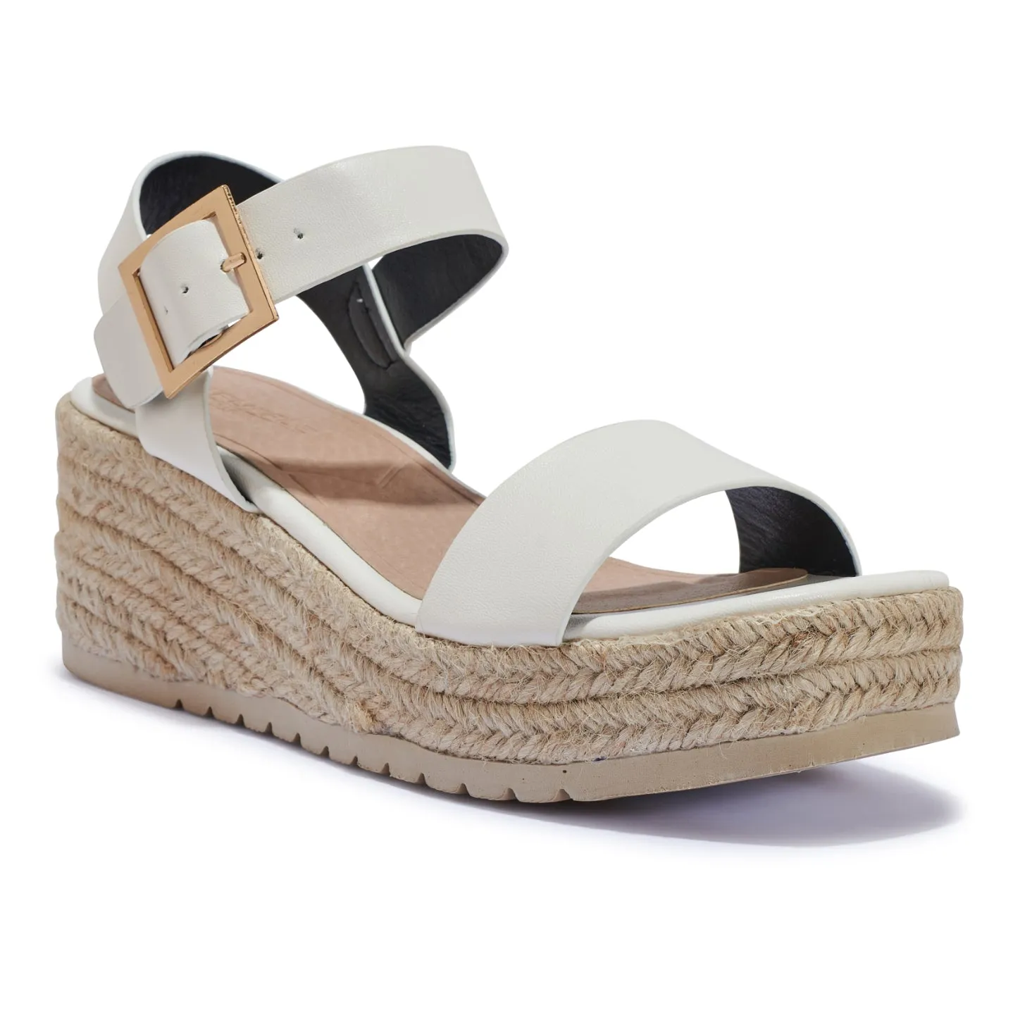MINELL11 CLEATED JUTE WEDGE SANDAL