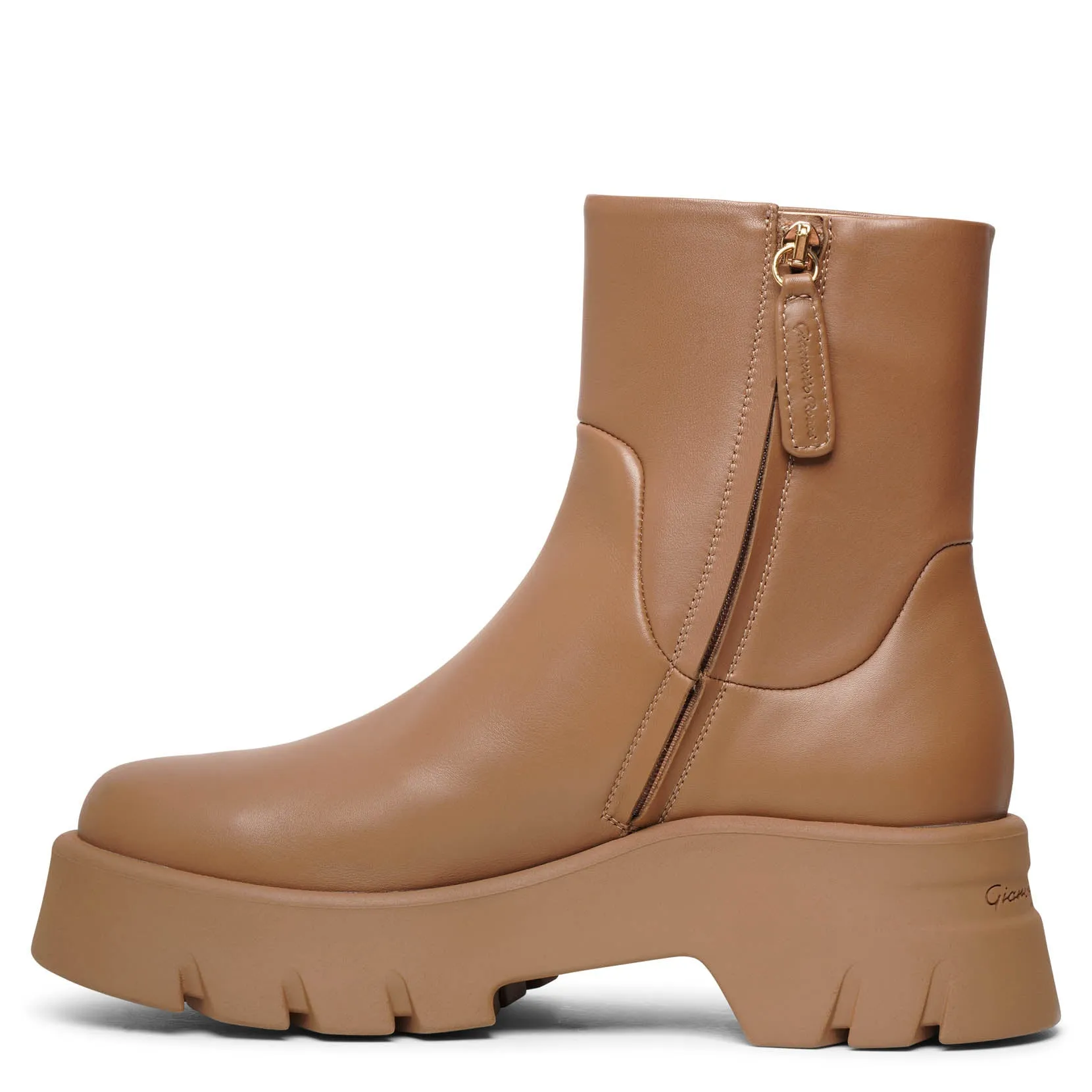 Montey beige leather boots