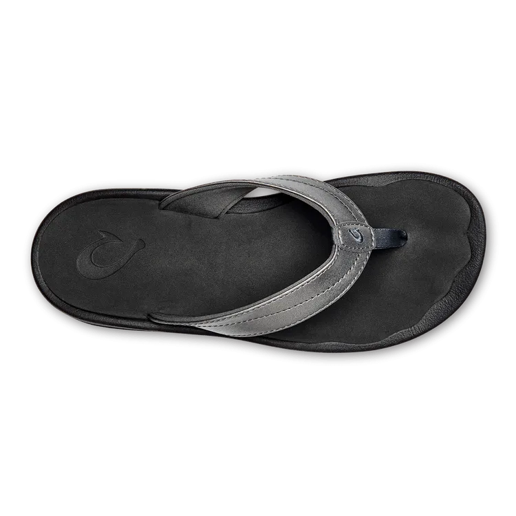 OluKai Women's Ohana Sandals- Pewter/Black