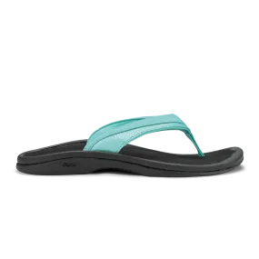 OluKai Women's Ohana Sandals- Sea Glass/Black