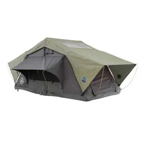 Overland Vehicle Systems HD Nomadic 3 Standard Soft Shell Roof Top Tent - Grey Body & Green Rainfly