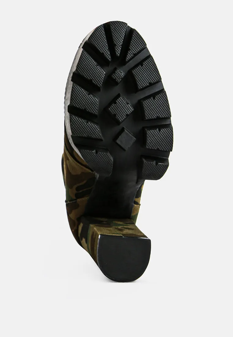 palmetto camouflage ankle boots