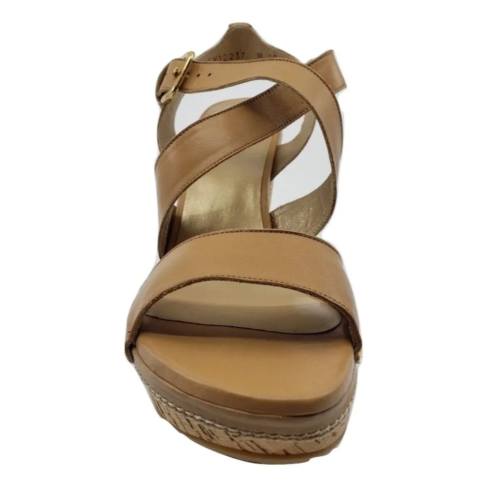Runaway Almond Stuart Weitzman Wedge Sandals