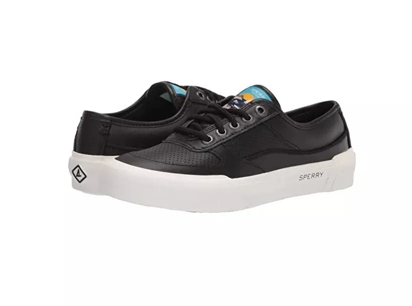 Sperry Women's Sole tide U-throat Sneaker Black