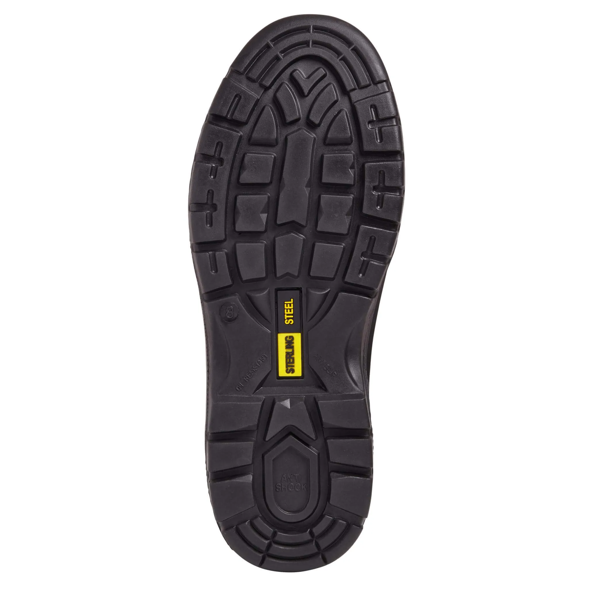 Sterling Steel SS806SM Black 6-Eye Hiker Safety Boots