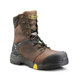 Terra Carbine Men's WP 8 inch Composite Toe Work Boot - Brown TR0A4TCRBRN