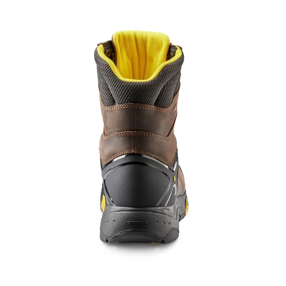 Terra Carbine Men's WP 8 inch Composite Toe Work Boot - Brown TR0A4TCRBRN