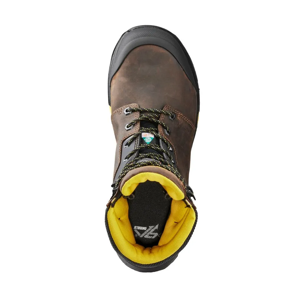 Terra Carbine Men's WP 8 inch Composite Toe Work Boot - Brown TR0A4TCRBRN