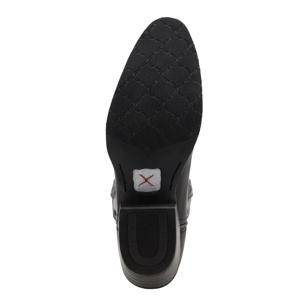 Twisted X Ladies Black 12" Western R Toe Boot  WWT0038