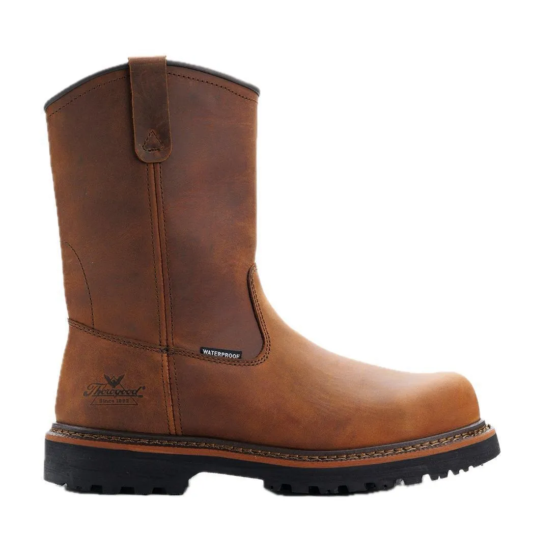 VSeries 11" WGTN Composite Toe Pull On Boot Waterproof Crazy Horse