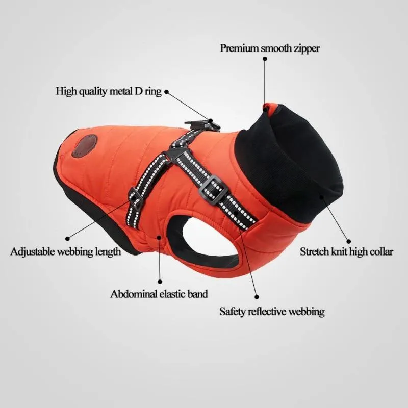 Waterproof Vest with Harness