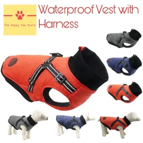 Waterproof Vest with Harness