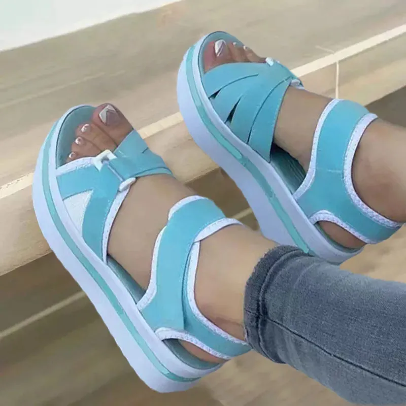 Women Open Toe Soft Elegant Wedge Orthopedic Sandal