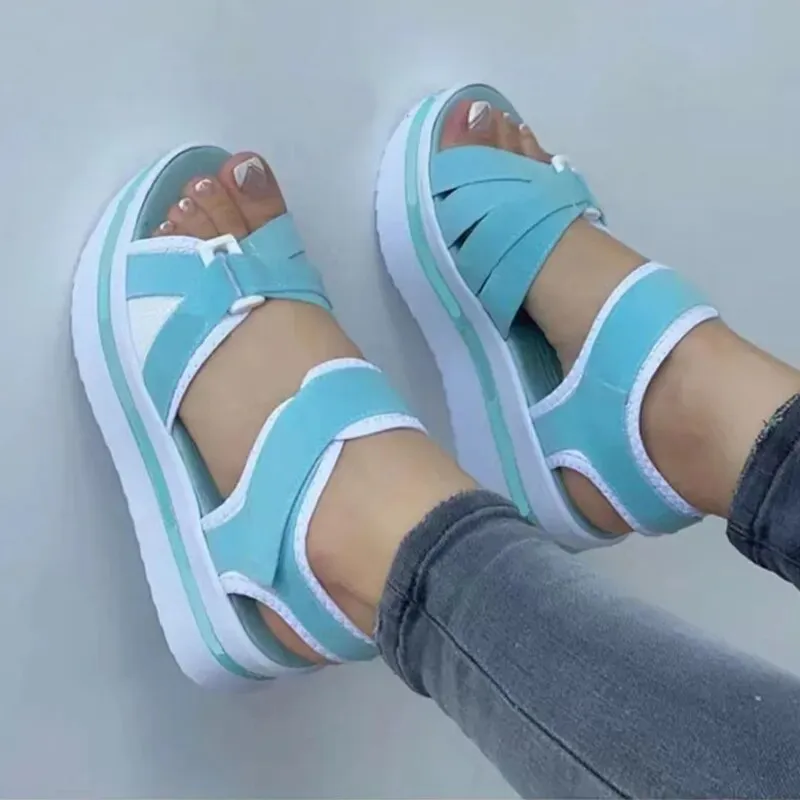 Women Open Toe Soft Elegant Wedge Orthopedic Sandal