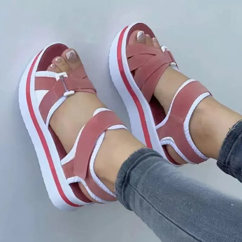 Women Open Toe Soft Elegant Wedge Orthopedic Sandal