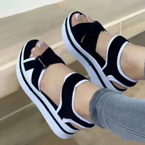Women Open Toe Soft Elegant Wedge Orthopedic Sandal