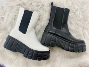 Women's Platform Chelsea Boots